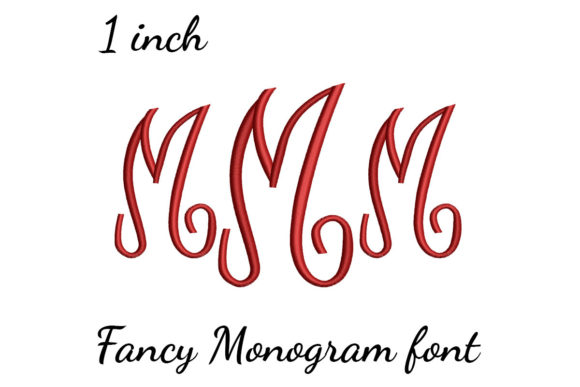 Elegant M Monogram Font Fancy for Personalized Gifts