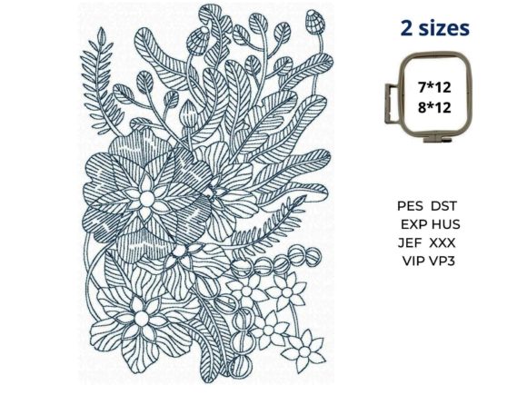 Large Floral Design: A Holiday Stitching Essential