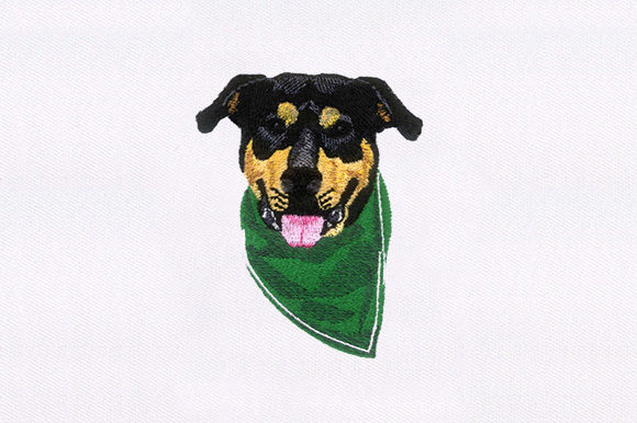 Napkin Wearing Dog: A Designer’s Review for Commercial Embroidery