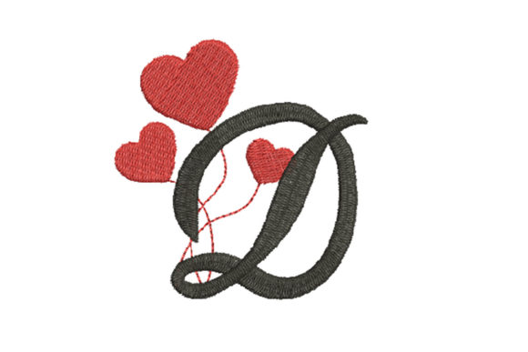 Review: Heart Alphabet Letter D for Branded Merch