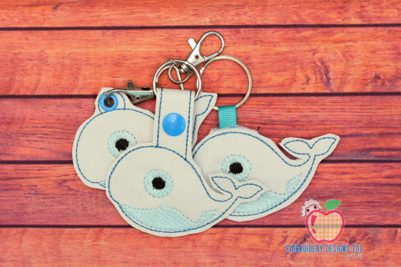 Review: Swimming Blue Whale In The Hoop Keyfob