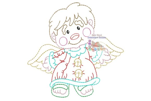 Reviewing Angel Multicolor Character for Boutique Sweatshirts