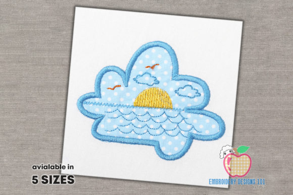 Reviewing Sun Rise Scene Applique for Etsy Shops