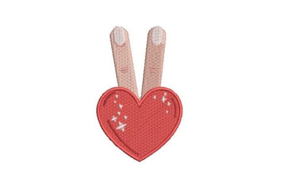 Reviewing the Peace Sign Embroidery Design for Commercial Use