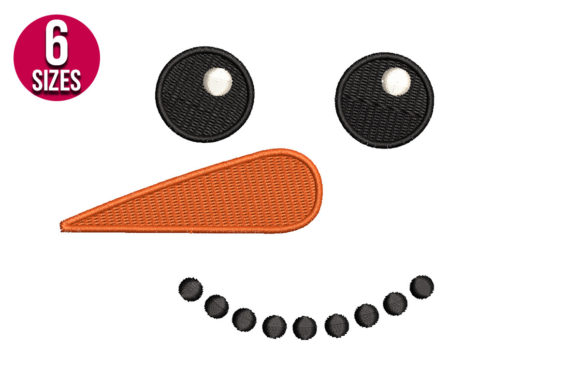 Snowman Face: A Festive Review for Holiday Embroidery